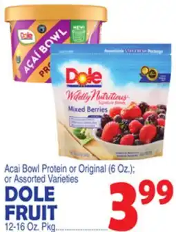 Bravo Supermarkets DOLE FRUIT 12-16 Oz. Pkg offer