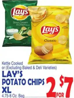 Bravo Supermarkets LAY'S POTATO CHIPS XL offer