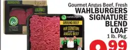 Bravo Supermarkets WAHLBURGERS SIGNATURE BLEND LOAF offer