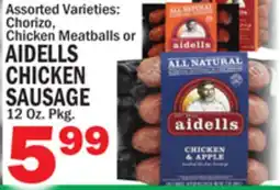Bravo Supermarkets AIDELLS CHICKEN SAUSAGE offer