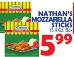 Bravo Supermarkets NATHAN'S MOZZARELLA STICKS offer