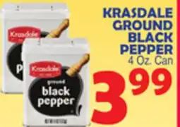 Bravo Supermarkets KRASDALE GROUND BLACK PEPPER offer