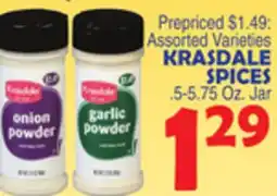 Bravo Supermarkets KRASDALE SPICES offer