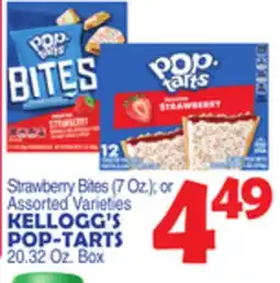 Bravo Supermarkets KELLOGG'S POP-TARTS 20.32 Oz. Box offer