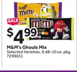 Stop&Shop M & M's Ghouls Mix offer