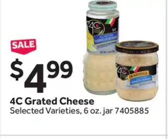 Stop&Shop 4C Grated Cheese offer