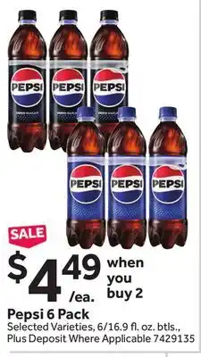 Stop&Shop Pepsi 6 Pack offer