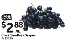Stop&Shop Black Seedless Grapes offer