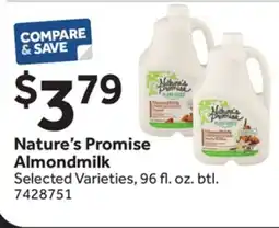 Stop&Shop Nature's Promise Almondmilk offer