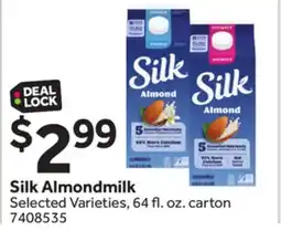 Stop&Shop Silk Almondmilk offer