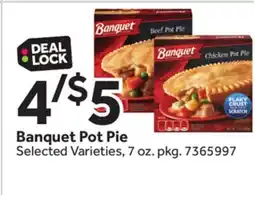 Stop&Shop Banquet Pot Pie offer