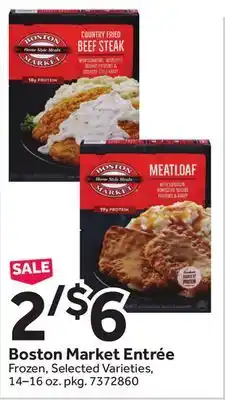Stop&Shop Boston Market Entrée offer