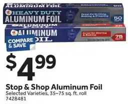 Stop&Shop Stop & Shop Aluminum Foil offer