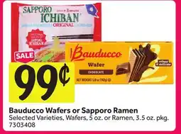 Stop&Shop Bauducco Wafers or Sapporo Ramen offer