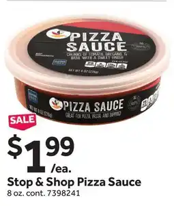 Stop&Shop Stop & Shop Pizza Sauce offer