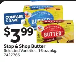 Stop&Shop Stop & Shop Butter offer