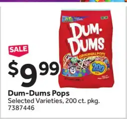 Stop&Shop Dum-Dums Pops offer