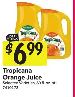 Stop&Shop Tropicana Orange Juice offer
