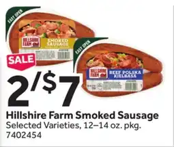 Stop&Shop Hillshire Farm Smoked Sausage offer