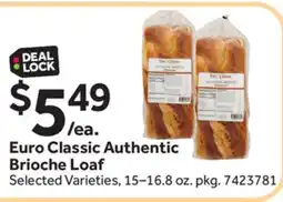 Stop&Shop Euro Classic Authentic Brioche Loaf offer