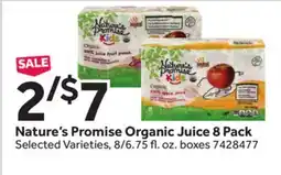 Stop&Shop Nature's Promise Organic Juice 8 Pack offer