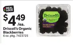 Stop&Shop Driscoll's Organic Blackberries offer