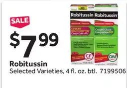 Stop&Shop Robitussin offer