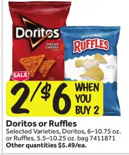 Stop&Shop Doritos or Ruffles offer
