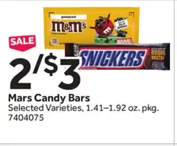 Stop&Shop Mars Candy Bars offer