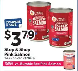 Stop&Shop Stop & Shop Pink Salmon offer
