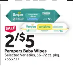 Stop&Shop Pampers Baby Wipes offer