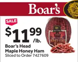 Stop&Shop Boar's Head Maple Honey Ham offer