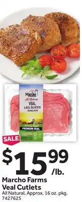 Stop&Shop Marcho Farms Veal Cutlets offer