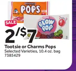 Stop&Shop Tootsie or Charms Pops offer
