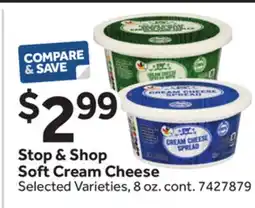 Stop&Shop Stop & Shop Soft Cream Cheese offer