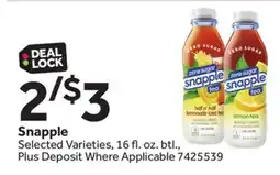 Stop&Shop Snapple offer