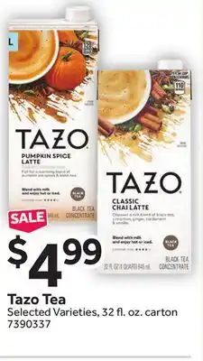 Stop&Shop Tazo Tea offer