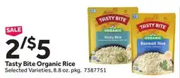 Stop&Shop Tasty Bite Organic Rice offer