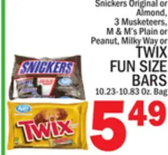 C Town TWIX FUN SIZE BARS offer