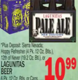 C Town LAGUNITAS BEER 6 Pk. 12 Oz. Btls. or Cans offer
