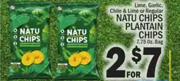 C Town NATU CHIPS PLANTAIN CHIPS offer