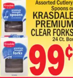 C Town KRASDALE PREMIUM CLEAR FORKS offer