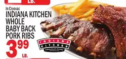 C Town INDIANA KITCHEN WHOLE BABY BACK PORK RIBS offer