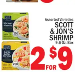 C Town SCOTT & JON'S SHRIMP offer