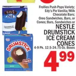 C Town NESTLE DRUMSTICK ICE CREAM CONES offer