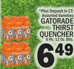 C Town GATORADE THIRST QUENCHER offer