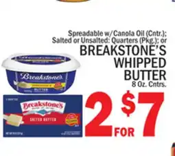 C Town BREAKSTONE'S WHIPPED BUTTER offer