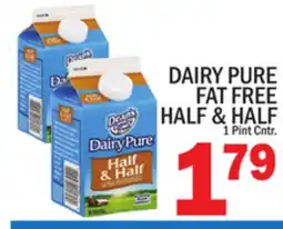 C Town DAIRY PURE FAT FREE HALF & HALF offer