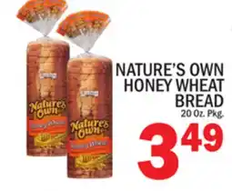 C Town NATURE'S OWN HONEY WHEAT BREAD offer