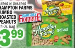 C Town HAMPTON FARMS JUMBO ROASTED PEANUTS offer